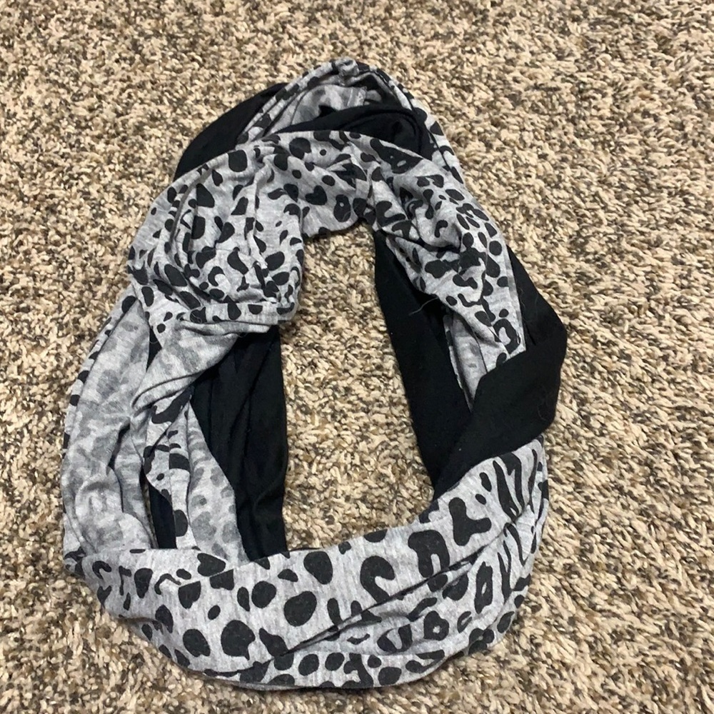 Double strand women’s infinity scarf